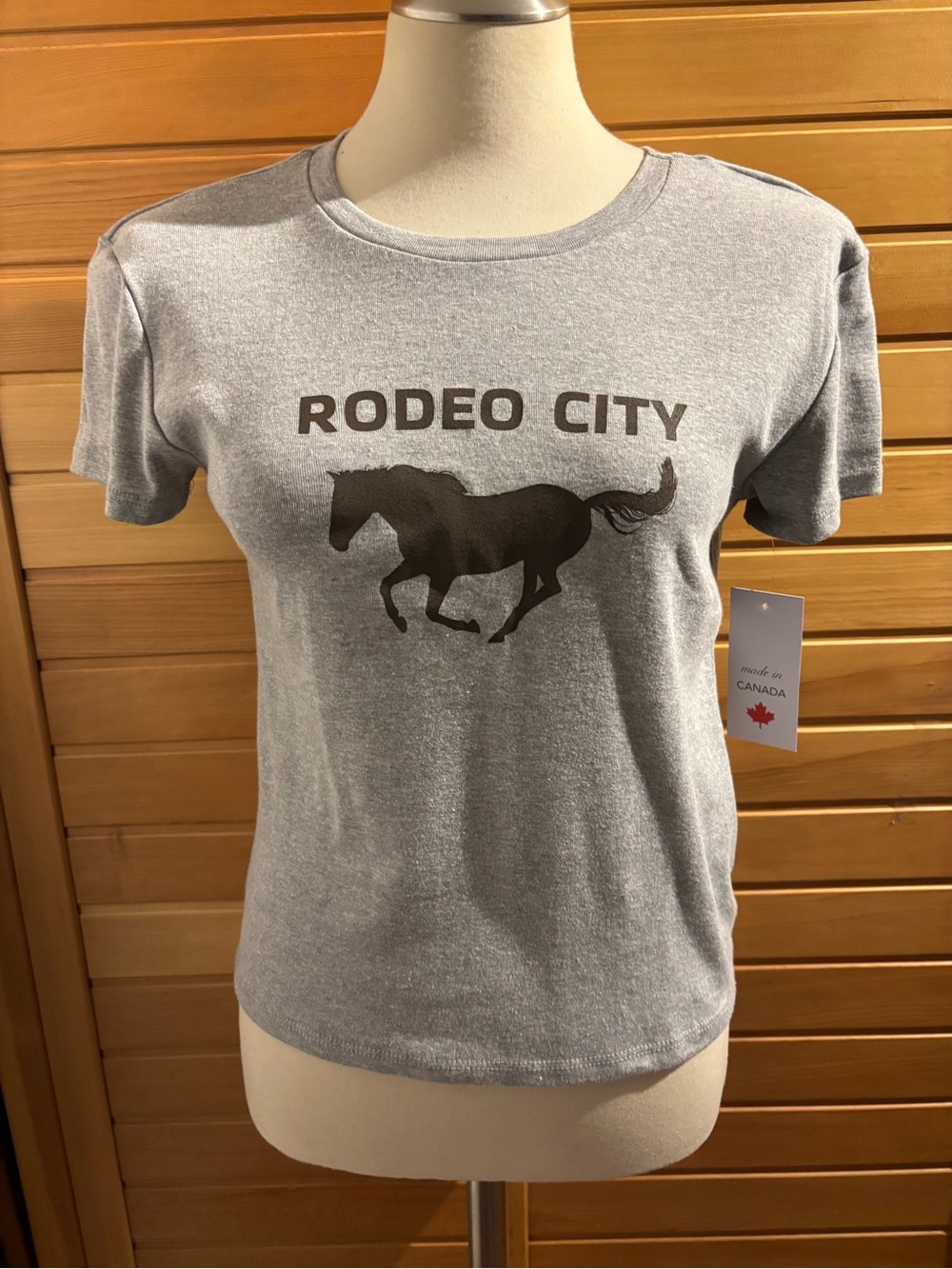 NWT Rodeo City Graphic Tee - Gray